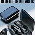 BUĞZ Bluetooth Kulaklık Dijital Göstergeli Kablosuz Uzun Pil Ömrü - BUĞZ