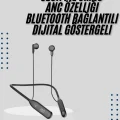 BUĞZ Bluetooth Kulaklık Kablolu Android ve İOS Uyumlu ANC Özellikli