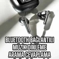 BUĞZ Bluetooth Kulaklık Kablosuz Ekranlı ANC/ENC Destekli Dokunmatik