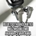  Bluetooth Kulaklık Kablosuz Ekranlı ANC/ENC Destekli Dokunmatik