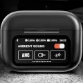 BUĞZ Bluetooth Kulaklık Kablosuz Ekranlı ANC/ENC Destekli Dokunmatik