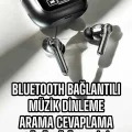 BUĞZ Bluetooth Kulaklık Kablosuz Ekranlı ANC/ENC Destekli Dokunmatik - BUĞZ