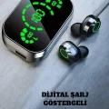 BUĞZ Bluetooth Kulaklık Mikrofonlu Dokunmatik Kontrol ANC Özelliği