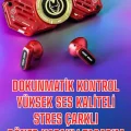 BUĞZ Bluetooth Kulaklık Stres Çarklı Döndürülebilir Uzun Şarj Süreli Oyuncu Kulaklığı