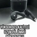 BUĞZ Bluetooth Kulaklık Yeni Nesil Pro Sensörlü Mikrofon Çağrı Cevaplama - BUĞZ