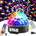 BUĞZ Bluetooth kumandalı USB girişli siyah sihirli küre led ışık parti ve disko topu - Hobi & Eğlence
