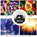 BUĞZ Bluetooth kumandalı USB girişli siyah sihirli küre led ışık parti ve disko topu - Hobi & Eğlence