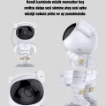 BUĞZ Bluetooth Müzikli Astronot Projeksiyon Lambası Yıldız ve Ay Efektli