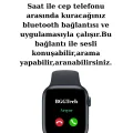 BUĞZ Bluetooth Özellikli Akıllı Saat - Nabız, Uyku Takibi, GPS ve Suya Dayanıklı Spor Modeli