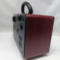 BUĞZ Bluetooth özellikli kahverengi nostaljik radyo USB SD MP3 çalarlı 2 yıl garantili