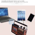 BUĞZ Bluetooth özellikli nostaljik radyo USB kart FM radyo kaset çalar bordo 2 yıl garantili