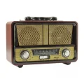 BUĞZ Bluetooth özellikli şarjlı nostaljik radyo USB SD MP3 destekli çok renkli 2 yıl garantili