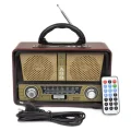 BUĞZ Bluetooth özellikli şarjlı nostaljik radyo USB SD MP3 destekli çok renkli 2 yıl garantili