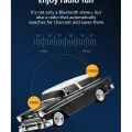 BUĞZ Bluetooth özellikli siyah nostaljik araba tasarımlı hoparlör 10 watt FM radyo SD kart USB