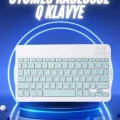  Bluetooth Şarj Edilebilir Mini Q Klavye Kablosuz Taşınabilir