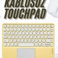 BUĞZ Bluetooth Touchpad Klavye 10.9 inch Kablosuz Wifi Q Klavye Slim
