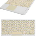  Bluetooth Touchpad Klavye Ultra İnce Taşınabilir Q Klavye