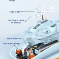 BUĞZ Bluetooth USB Çift Modlu Sessiz Mouse, Şeffaf Mıknatıslı Kapaklı, Type-C Şarjlı, DPI Ayarlı, Kablosuz 10m Çekim Mesafeli, Masaüstü Kısayol Tuşlu, Taşınabilir Şarjlı Mouse Siyah