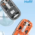 BUĞZ Bluetooth USB Çift Modlu Sessiz Mouse, Şeffaf Mıknatıslı Kapaklı, Type-C Şarjlı, DPI Ayarlı, Kablosuz 10m Çekim Mesafeli, Masaüstü Kısayol Tuşlu, Taşınabilir Şarjlı Mouse Beyaz