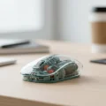BUĞZ Bluetooth ve 2.4G USB Destekli Pilli Kablosuz Şeffaf Mouse