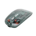 BUĞZ Bluetooth ve 2.4G USB Destekli Pilli Kablosuz Şeffaf Mouse - BUĞZ