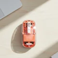 BUĞZ Bluetooth ve USB Destekli Kablosuz Şeffaf Mouse Sessiz Kullanım