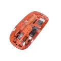BUĞZ Bluetooth ve USB Destekli Kablosuz Şeffaf Mouse Sessiz Kullanım Yeni Nesil