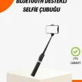 BUĞZ Bluetooth’lu Işıklı Selfie Çubuğu – Katlanabilir, 130 cm