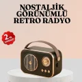 BUĞZ Bluetooth’lu Retro Radyo – FM Destekli Nostaljik Hoparlör