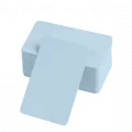 BUĞZ Boş Kelime Kartları 5x8 cm - 50 Adet Oval Kenarlı | Tabu & Not Kartları - Mavi