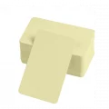 BUĞZ Boş Kelime Kartları 5x8 cm - 50 Adet Oval Kenarlı | Tabu & Not Kartları - Sarı
