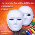 BUĞZ Boyanabilir Surat Model Maske – Lastikli | Kendin Tasarla