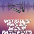 BUĞZ Boyun Askılı 100 Saat Kablosuz Kulaklık Göstergeli Bluetooth Kulaklık