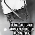  Boyun Bantlı Bluetooth Kulaklık Yüksek Ses Kaliteli 100 Saat Kulaklık