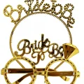 BUĞZ Bride To Be Taç ve Gözlük Seti Altın Renk