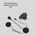 BUĞZ BT22 Kask Bluetooth Kulaklık 5.0 – Suya Dayanıklı, Gürültü Önleyici, Uzun Pil Ömürlü