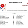 BUĞZ Büyük Boy Acil Afet Seti Deprem Yardım Seti Bx40