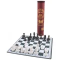 BUĞZ Büyük boy çantalı rulo satranç seti 45x45cm muhafazalı taş ve tahta ile - Hobi & Eğlence