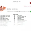 BUĞZ Büyük Boy İlk Yardım Seti First Aid Kit Bx40
