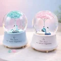 BUĞZ Büyük Boy Müzikli Romantik Çiftler Temalı Kar Küresi