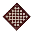 BUĞZ Büyük boy satranç ve dama tahtası 36,5x36,5 cm iki oyun bir arada taşsız - Hobi & Eğlence