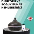  Büyük Su Hazneli Ultrasonik Difüzör ve Oda Nemlendirici