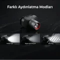 BUĞZ Bxt1fl 10w Şarj Edilebilir Kafa Feneri 750 Lümen 2500mah 4 Işık Modlu Zoom Özellikli Led Kafa