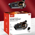 BUĞZ C50 Motosiklet Intercom Kask Kulaklık 1000 Mah Rgb Işıklı Bluetooth Kulaklık Ip67