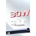 BUĞZ C87c 30w Type-c Çıkışlı Ekstra Dl50 1m Type-c To Lightning Kablolu Pd Şarj Cihazı - Beyaz