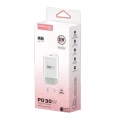 BUĞZ C87c 30w Type-c Çıkışlı Ekstra Dl51 1m Type-c To Type-c Kablolu Pd Şarj Cihazı - Beyaz