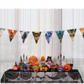 BUĞZ Cadılar Bayramı Halloween Flama Bayrak Banner Süs 8 li 3 Metre