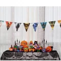 BUĞZ Cadılar Bayramı Halloween Flama Bayrak Banner Süs 8 Li 3 Metre