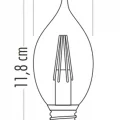  CATA CT 4062 4W Led Flament Ampul 3200K Günışığı E14 Duy