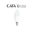 BUĞZ CATA CT 4079 7W Buji Led Ampül 3200K Gün Işığı E14 Duy